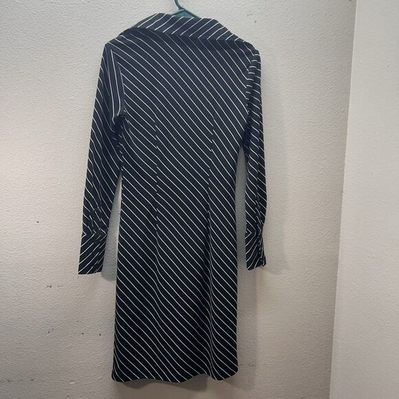 Vintage Express Dress SZ XS Striped Preppy Grunge 90s Y2K Academia Classy - Picture 8 of 8